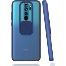 Xiaomi Redmi Note 8 Pro Kapaklı Kamera Koruyuculu Silikon Kılıf Lensi Kapak