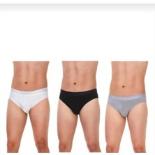 Yıldız 65,66,67 Erkek Karışık Renkli Modal Kemerli Slip 3 Adet