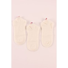 Katia & Bony 3'lü Çocuk Paket Super Bambu Step Çorap Beyaz
