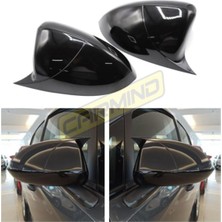 Karva Opel Corsa D Batman Yarasa Ayna Kapağı Piano Black 2006-2014