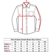 Dicotto Beyaz Gizli Pat Damatlık Ata Yaka Kol Düğmeli Slim Fit Smokin Gömlek - 001