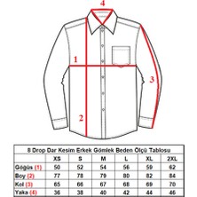 Dicotto Krem Ekstra Uzun Kol 8 Drop Damatlık Ata Yaka Kol Düğmeli Slim Fit Smokin Gömlek - 014