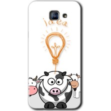 Gramaphone Galaxy A8 2016 Kılıf Hd Desen Baskılı Arka Kapak - Idea Lamp