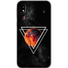Gramaphone Galaxy A2 Core Kılıf Hd Desen Baskılı Arka Kapak - Kızıl Gezegen