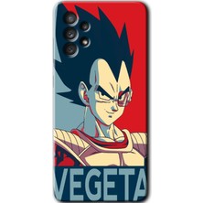 Gramaphone Galaxy A33 Kılıf Hd Desen Baskılı Arka Kapak - Vegeta