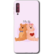 Gramaphone Galaxy A7 2018 Kılıf Hd Desen Baskılı Arka Kapak - Sevgili Ayıcık