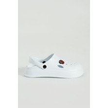 Pembe Potin Uğur Böceği Eva Comfort Taban Günlük&plaj Kadın Sandalet DNZ95