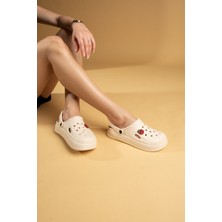 Pembe Potin Uğur Böceği Eva Comfort Taban Günlük&plaj Kadın Sandalet DNZ95