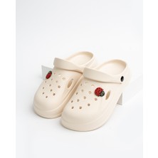 Pembe Potin Uğur Böceği Eva Comfort Taban Günlük&plaj Kadın Sandalet DNZ95