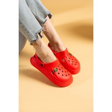 Pembe Potin Uğur Böceği Eva Comfort Taban Günlük&plaj Kadın Sandalet DNZ95