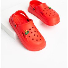 Pembe Potin Uğur Böceği Eva Comfort Taban Günlük&plaj Kadın Sandalet DNZ95