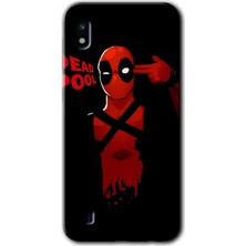 Gramaphone Galaxy A10 Kılıf Hd Desen Baskılı Arka Kapak - Deadpool 4