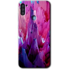 Gramaphone Galaxy A11 Kılıf Hd Desen Baskılı Arka Kapak - Abstraction Sharp