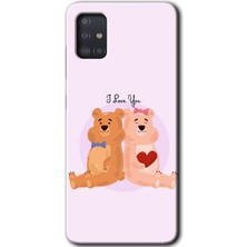 Gramaphone Galaxy A51 Kılıf Hd Desen Baskılı Arka Kapak - Sevgili Ayıcık