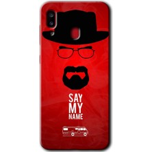 Gramaphone Galaxy A30 Kılıf Hd Desen Baskılı Arka Kapak - Say My Name