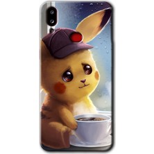 Gramaphone Galaxy A10S Kılıf Hd Desen Baskılı Arka Kapak - Üzgün Pikaçu