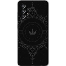 Gramaphone Galaxy A13 Kılıf Hd Desen Baskılı Arka Kapak - Siyah Mandala 1