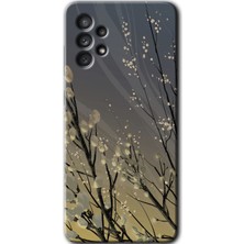 Gramaphone Galaxy A13 Kılıf Hd Desen Baskılı Arka Kapak - Branches Flowers