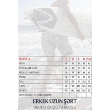 Miami Beach Siyah Uzun Model Su Itici Özellikli Düz Renk Erkek Plaj Deniz Şort Mayo - 2203-SIYAH