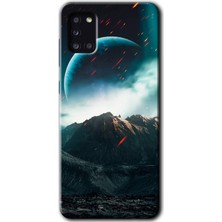 Gramaphone Galaxy A31 Kılıf Hd Desen Baskılı Arka Kapak - Uzay Gökyüzü