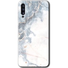 Gramaphone Galaxy A70S Kılıf Hd Desen Baskılı Arka Kapak - White Marble