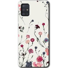 Gramaphone Galaxy A51 Kılıf Hd Desen Baskılı Arka Kapak - Mat Çiçek