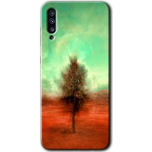 Gramaphone Galaxy A70 Kılıf Hd Desen Baskılı Arka Kapak - Outlines Paint