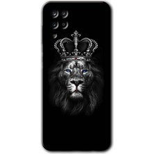 Gramaphone Galaxy M12 Kılıf Hd Desen Baskılı Arka Kapak - King Lion