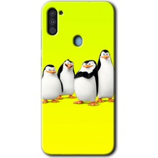 Gramaphone Galaxy M11 Kılıf Hd Desen Baskılı Arka Kapak - Penguenler