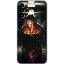 Gramaphone Galaxy M23 Kılıf Hd Desen Baskılı Arka Kapak - V For Fire
