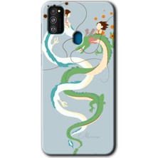 Gramaphone Galaxy M30S Kılıf Hd Desen Baskılı Arka Kapak - Snake Friendship