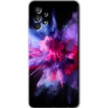 Gramaphone Galaxy A53 Kılıf Hd Desen Baskılı Arka Kapak - Color Splash Purple