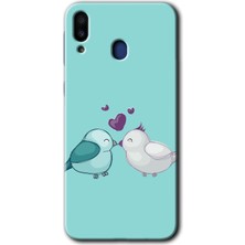 Gramaphone Galaxy M20 Kılıf Hd Desen Baskılı Arka Kapak - Mutlu Kuşlar