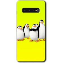Gramaphone Galaxy S10 Kılıf Hd Desen Baskılı Arka Kapak - Penguenler