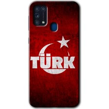 Gramaphone Galaxy M31 Kılıf Hd Desen Baskılı Arka Kapak - Ayyıldız Türk