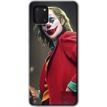 Gramaphone Galaxy A81 Kılıf Hd Desen Baskılı Arka Kapak - Reel Joker