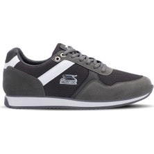 Slazenger OLIVIERA I Erkek Sneaker Koşu & Yürüyüş Ayakkabısı Koyu Gri