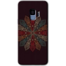 Gramaphone Galaxy S9 Kılıf Hd Desen Baskılı Arka Kapak - Mandala Flower Wal
