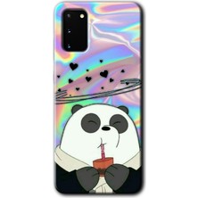 Gramaphone Galaxy S20 Kılıf Hd Desen Baskılı Arka Kapak - Milkshake Panda