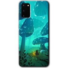 Gramaphone Galaxy S20 Kılıf Hd Desen Baskılı Arka Kapak - Silhoutte Dropss