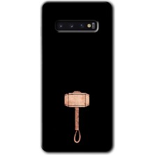 Gramaphone Galaxy S10 Kılıf Hd Desen Baskılı Arka Kapak - Thor Çekiç