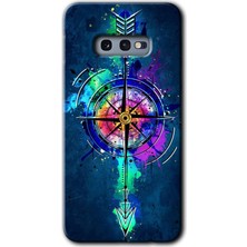 Gramaphone Galaxy S10E Kılıf Hd Desen Baskılı Arka Kapak - Gizemli Pusula