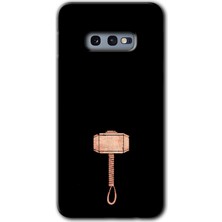 Gramaphone Galaxy S10E Kılıf Hd Desen Baskılı Arka Kapak - Thor Çekiç
