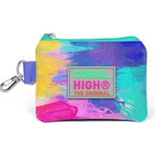 Coral High Kids Renkli Airbrush Desenli Bozuk Para Çantası 21838