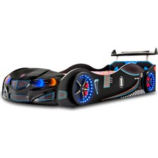 İnegöl'den Eve Gt1 - Yataklı & Nevresimli - Bmw - Arabalı Yatak, Siyah