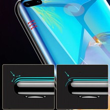 Wowacs Huawei Mate 40 Pro ile Uyumlu Şeffaf Esnek Kavisli Ekranı Tam Kaplayan Pet Ekran Koruyucu