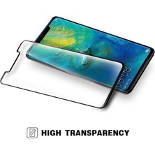 Wowacs Huawei Mate 20 Pro ile Uyumlu Şeffaf Esnek Kavisli Ekranı Tam Kaplayan Pet Ekran Koruyucu