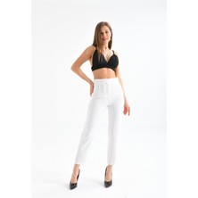 FTZ Women Kadın Pantolon  Ekru RBN3066