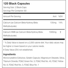 Nutrex Hmb 1000 - 120 Black Capsul  Usa Version