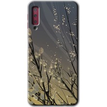 Gramaphone Galaxy A7 2018 Kılıf Hd Desen Baskılı Arka Kapak - Branches Flowers